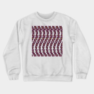 Purple Vines | Botanical Pattern Crewneck Sweatshirt